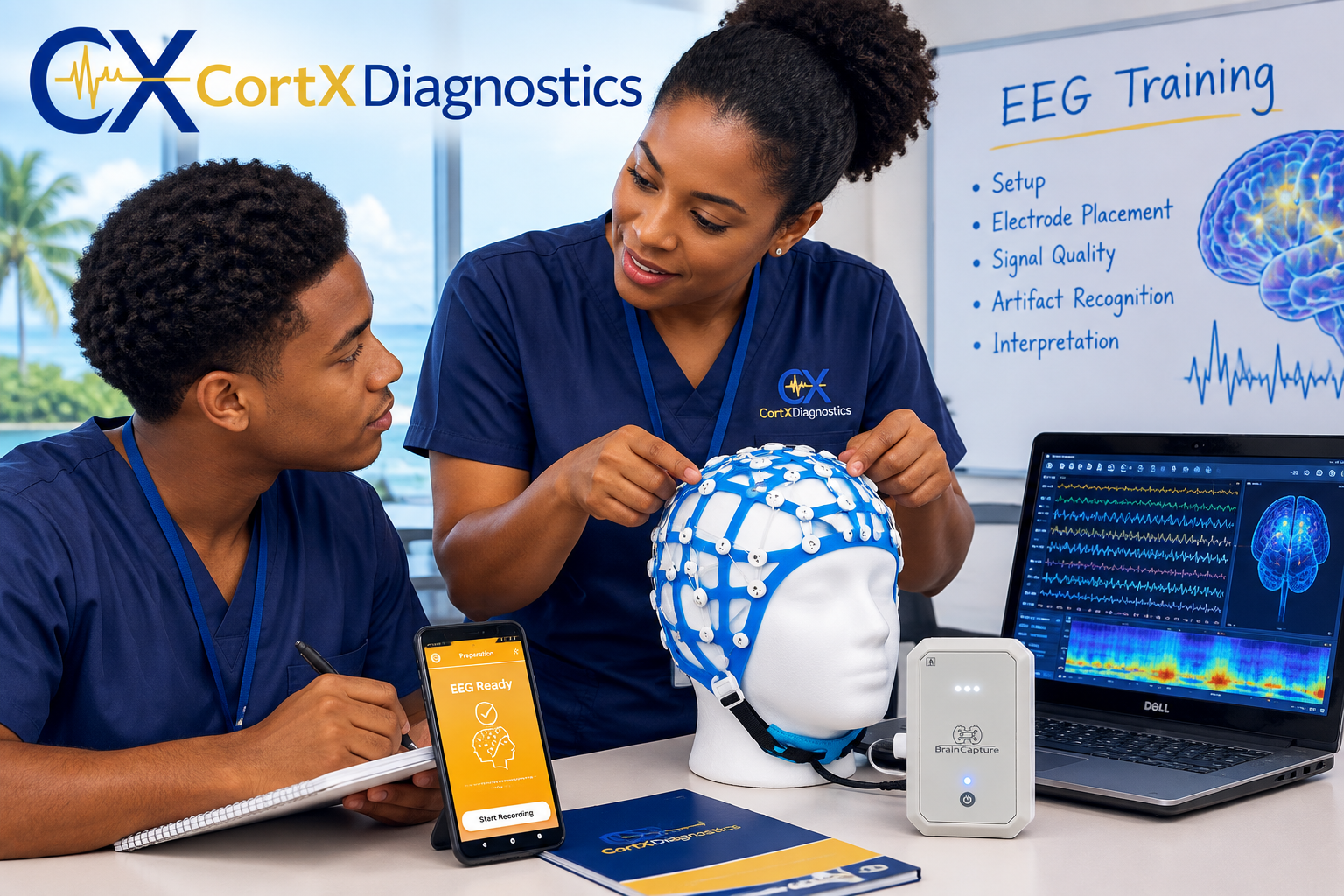 EEG training for healthcare professionals