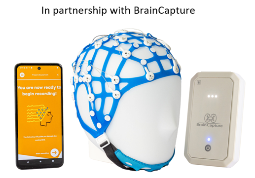 Partnership: EEG caps, phone app and BC-1 recorder